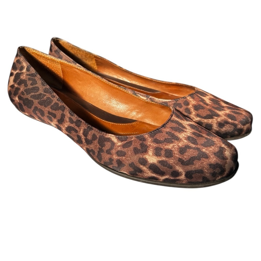 Nurture Leopard Square Toe Ballet Flats 8.5 - Picture 2 of 6
